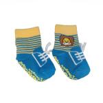 Socks For Boys 0-6 Months - Blue & Yellow Lion