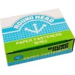 Nexx Brass Paper Fasteners - No. 2 12MM 100 Pack - Round Head