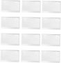 12PCS Pocket Magnifier Bookmark Ruler Magnification Reading Tool For Books