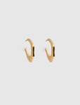 Otis Waterproof Organic Hoop Earrings - 0 Gold Plated