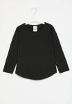 PoP Candy Curve Hem Long Sleeve Tee - Black