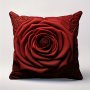 1PC Red Rose Heart Cushion Cover Room Decor Bedroom Decor Sofa Car Decor 45X45CM Zipper Double Sided Printing No Pillow Insert