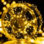 50M Black Cable LED String Fairy Light Warm White & 8 Combination Setting Mode - ZYF-D142