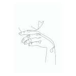 Handrawn Line Art Print 1