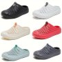 Men's Casual Solid Color Slippers Breathable Non-slip Lightweight Slippers For Indoor Bathroom Bedroom Garden Gym