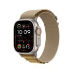 Alpine Apple Watch Ultra 2 Gps + Cellular 49MM Natural Titanium Case Tan Band