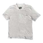 Jeep Mens Piquet Golfer In Grey Melange - Grey Melange L
