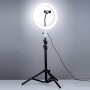 2-IN-1 180 Rotatable 3-MODE LED Ring Light & Adjustable Tripod Stand
