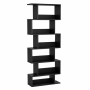 Bookshelf 6-TIER Asymmetrical Wooden Display Shelf Bookcase Organizer