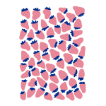 Strawberry Print Art Print