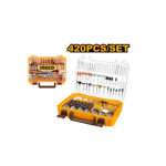 Ingco AKMG4208 Drill MINI Accessories Kit 420 Pieces
