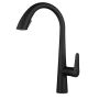 Black Kitchen Sink Tap With Pull Out Spray Fixture