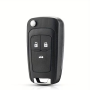 3 Button Key Shell Compatible With Chevrolet Cruze Spark With HU100 Blade