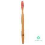Kindbrush Adult Bamboo Toothbrush Pink