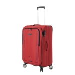 Paklite Featherweight Medium Suitcase Lightweight 64L Expandable Red