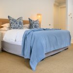 Cotton Blanket Dusk Blue - 180 X 230 Cm Three Quarter