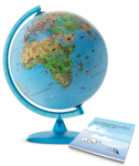 World Map Globe 16CM MINI Political Globe Tecnodidattica