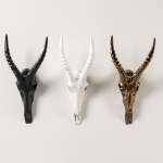 Blesbok Wall Skull - Bronze