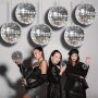 6pcs Disco Ball Balloons 70s 80s 90s Theme Disco Party Decor Bachelorette Party Decor Bar Decor Birthday Decor Celebration Decor Indoor Decor Party Decor Supplies