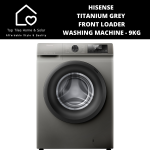 Hisense Titanium Grey Front Loader Washing Machine - 9KG