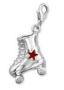 C5893 - 925 Sterling Silver Roller Blade Charm Dangle