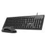 KB-C012 Wired Keyboard & Mouse Combo USB Keyboard And 1200 Dpi Optical Mouse