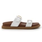 Leather Hadley Sandals - White - 9
