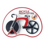 Kitchen Gadget Pizza Cutter Slicer Bike Shape Stainless Steel Wheel