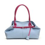 Women's Light Blue Fashion Tote Bag Casual Shoulder Crossbody Bag