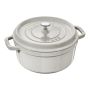 Staub Cast Iron Casserole & Steamer Round 26CM Cherry