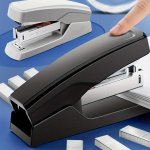 1PC Stapler Power Stapler Office School Supplies Black