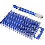 21PCS Carburetor Jet Drill Bits Pin Vise Set Numbered 61-80 MINI Jeweler's Chuck Vice Fine Tiny Miniature Metric Micro Wire Nano Tool For Jewelry Be