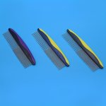 Pet Hair Removal Detangling Comb Float Hair Removal Slicker Stainless Steel Needle Brush For Dog And Cat Grooming Tool