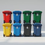 660 Liter Yellow Wheelie Bin - At A Discount