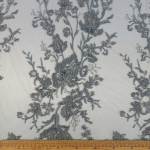 Knitted Fancy Tulle 2018-052 Grey