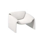 Modern 1 Seater Living Room Armchair Couch ST14 White