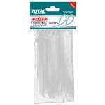 Totai Total Cable Ties 100 X 2 5MM - White