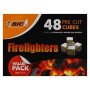 BIC Firelighters Pre-cut Cubes 48 Pack