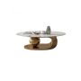 Orval Marble Marvel Coffee Table Elevate Your Lounge Experience Gold