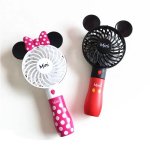 Zs - Kawaii Handheld MINI Rechargeable Fan - Pink