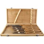 Tork Craft Chisel Set Wood Turning Hss 6 Piece Wooden Case CH10002