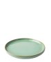 Flat Stackable Side Plate In Green - Green / 21CM X 21CM X 2CM