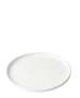 Flat Stackable Side Plate - White