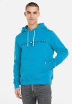 Tommy Hilfiger Tommy Logo Hoodie - Cerulean Aqua