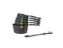 OXO Good Grips Plastic Measuring Cups 6-PIECE Black