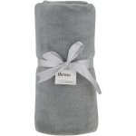 Clicks Fleece Solid Blanket Grey