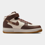 Nike Men's Air Force 1 Mid Brown white Sneaker