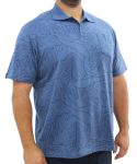 Mens PRINTED GOLFER - 8XL Dust Blue