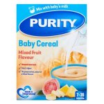purity second foods baby cereal mixed fruit 200g