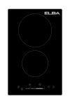 ELBA 30CM 2 Plate Black Ceramic Hob 02 LT2-07